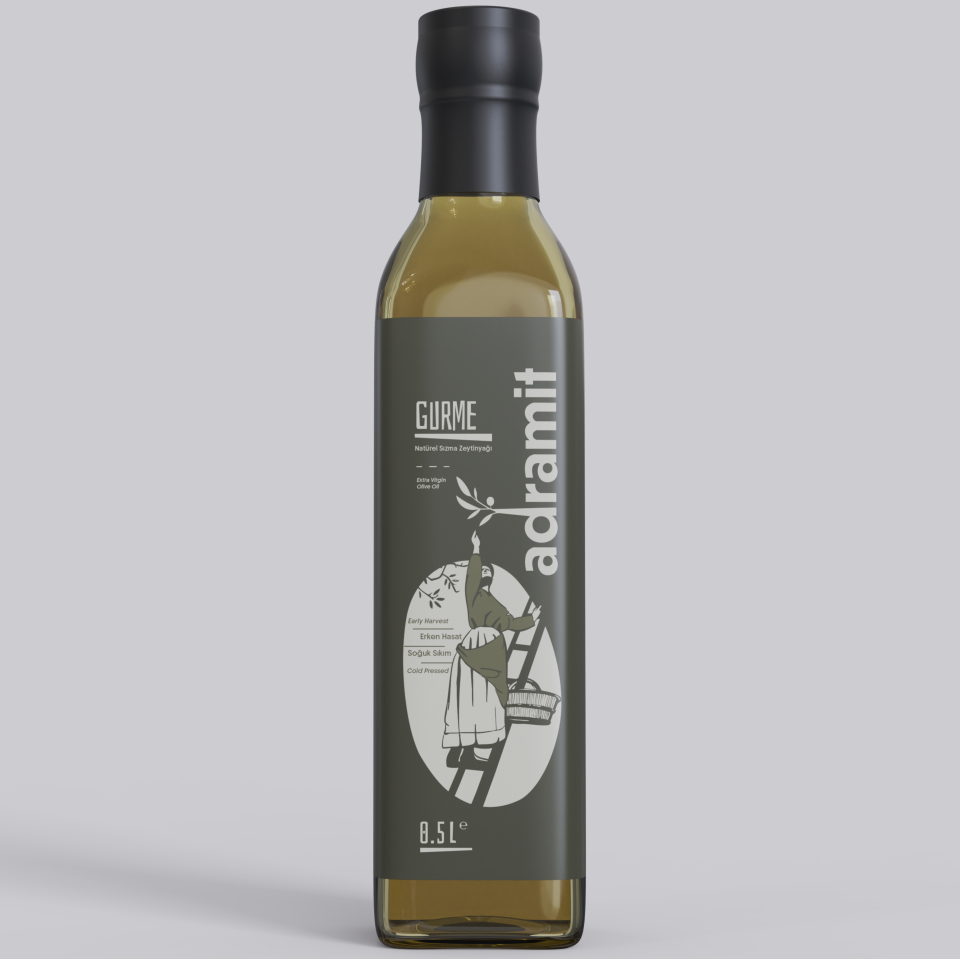 Gurme Serisi - Erken Hasat Soğuk Sıkım Zeytinyağı (0,5lt)