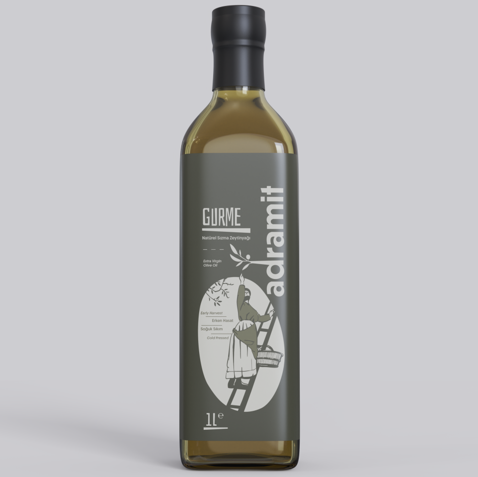 Gurme Serisi - Erken Hasat Soğuk Sıkım Zeytinyağı (1lt)