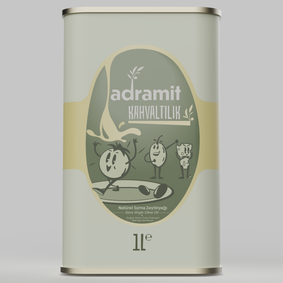 Kahvaltılık - Erken Hasat Soğuk Sıkım Zeytinyağı (1lt)